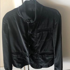 Armani collezioni black suede men’s jacket